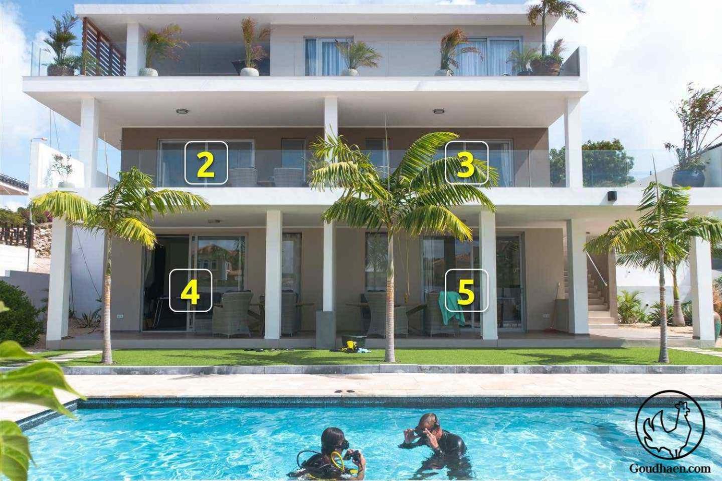 Goudhaen Luxury Private Apartments Jan Thiel Beach Экстерьер фото